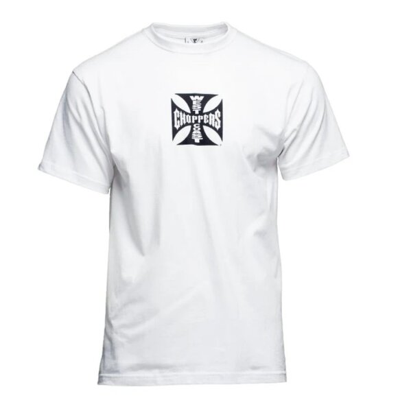 NWT -  West Coast Choppers Austin TX Tee, White - Size Medium - Picture 1 of 9
